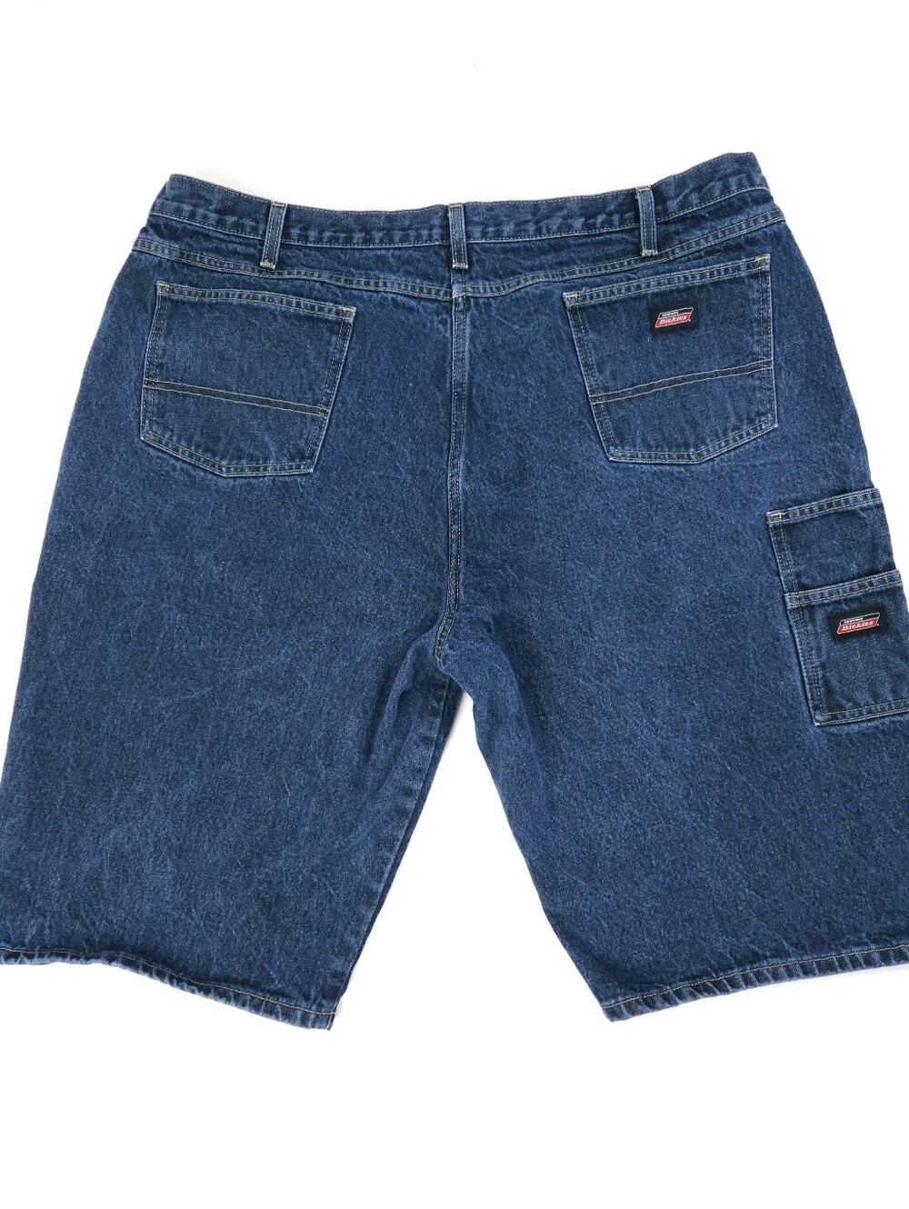 Dickies Mens Denim Carpenter Shorts Blue Relaxed Utility Workwear 40x13.5 Jorts